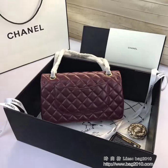 香奈兒CHANEL 原單精品升級版A1112進口小羊皮 金銀鏈條單肩斜挎包 DSC1424